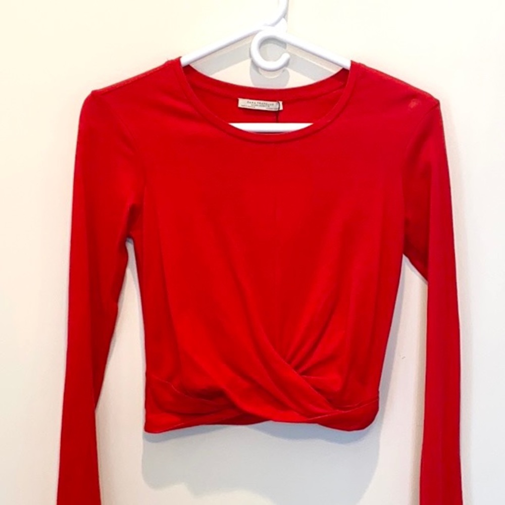 Zara Cropped Long Sleeve Tol